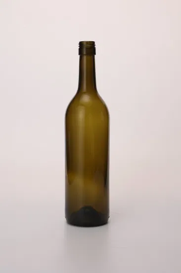 500ml 750ml 1 Liter Unique Antique Dark Light Green Bordeaux Burgundy Wine Glass Bottle Champagne Sparkling Wine Bottle